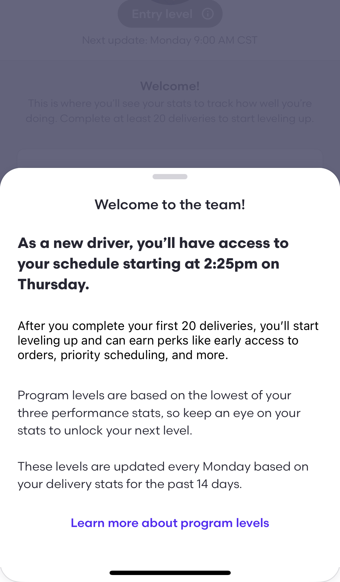 As a new Driver, am I able to schedule myself a block in the Grubhub